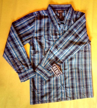 Рубашка REBEL в клеточку на 12-13 лет, размер L14/16, рост 150-162 см,.
Изготов. . фото 2