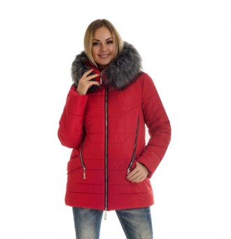 Курточка женская на силиконе с мехом – стильная зимняя одежда от производителя
. . фото 3