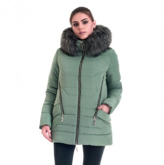 Курточка женская на силиконе с мехом – стильная зимняя одежда от производителя
. . фото 4