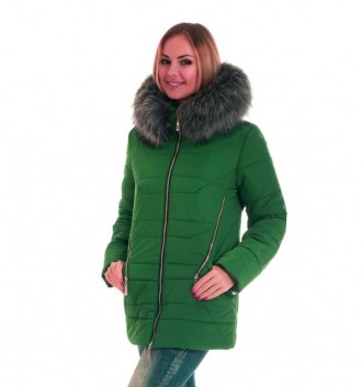 Курточка женская на силиконе с мехом – стильная зимняя одежда от производителя
. . фото 2