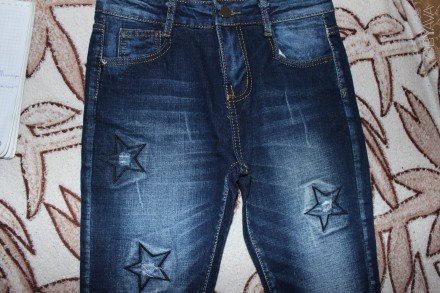 Суперові джинси,нові,хороша якість.довжина т.синіх-95см,пояс-34см-255грн.Голубі . . фото 3