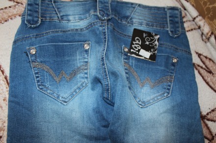 Суперові джинси,нові,хороша якість.довжина т.синіх-95см,пояс-34см-255грн.Голубі . . фото 5