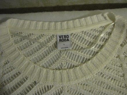 Кофта белая ажурная "Vero Moda" , размер L (48). . фото 3