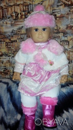 Интерактивная кукла "Настенька", состояние новой , так как ребенок ею не играл в. . фото 1
