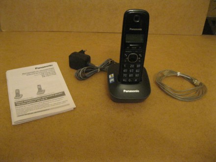 Продаётся радиотелефон Panasonic KX-TG 1611 UA (чёрный) в отличном состоянии, в . . фото 3