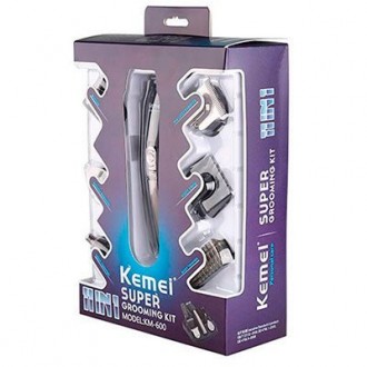 Профессиональный триммер для волос 11 в 1 от знаменитого бренда Kemei. 
Отличае. . фото 6