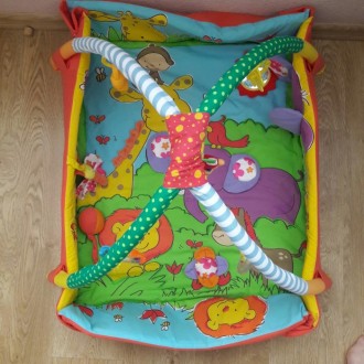 Продам развивающий коврик от Baby Mix. Коврик изготовлен из мягкой ткани разнооб. . фото 4
