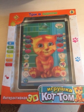 Продаётся детский планшет говорящий кот,новое с коробкой.Причина продажи возраст. . фото 3