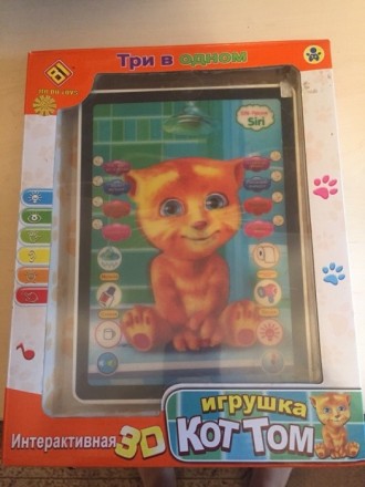 Продаётся детский планшет говорящий кот,новое с коробкой.Причина продажи возраст. . фото 2
