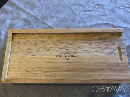 Набор 6 ножей для стейков Oskar Villeroy & Boch в фирменной бамбуковой коробке.. . фото 1