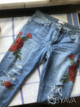 Продаю новые джинсы , одевала 2-3 раза, покупала в Израиле. Страна производитель. . фото 1