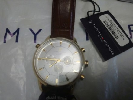 Продаю мужские классические новые наручные часы Tommy Hilfiger (100% оригинал). . . фото 7