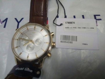 Продаю мужские классические новые наручные часы Tommy Hilfiger (100% оригинал). . . фото 8