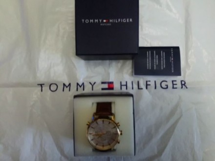 Продаю мужские классические новые наручные часы Tommy Hilfiger (100% оригинал). . . фото 6