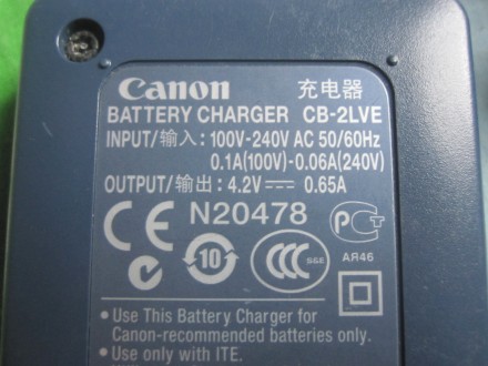 Продам два зарядных устройства для фотоаппаратов Canon
Модели Canon CB-2LVE CB-. . фото 3