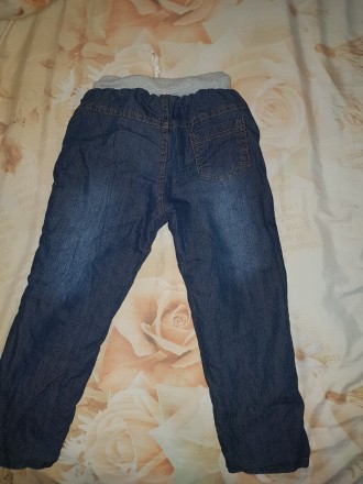 Продам зимние джинсы унисекс с утеплителем внутри в хорошем состоянии на возраст. . фото 8