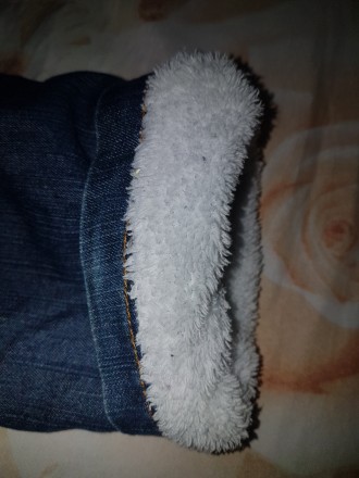 Продам зимние джинсы унисекс с утеплителем внутри в хорошем состоянии на возраст. . фото 6