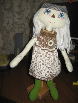 Текстильные куклы для игры и интерьера, лица нарисованы акриловыми красками по т. . фото 4