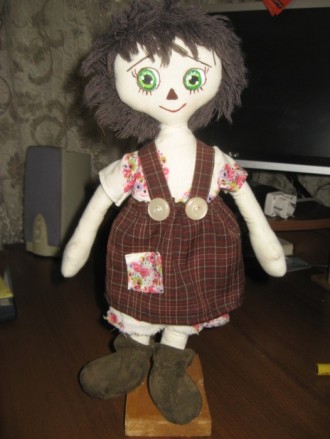 Текстильные куклы для игры и интерьера, лица нарисованы акриловыми красками по т. . фото 3