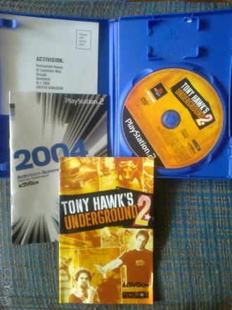 Продам три лицензионных игры для PS2: "Tony Hawk's Underground", "Tony Hawk's Un. . фото 4