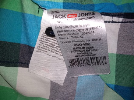 Стильная рубашка Jack&Jones в отличном состоянии.
Размер L
Состав: 100% хлопок. . фото 8