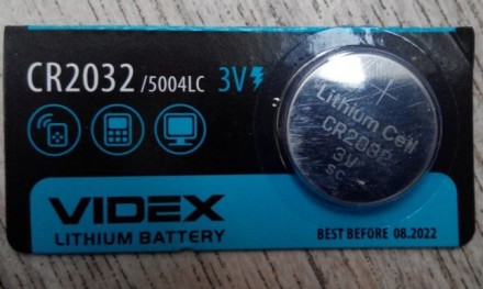 Батарейки Videx CR 2032,CR 2025, CR 2016 Таблетки Лот 1 пластина 5 шт

Батарей. . фото 4
