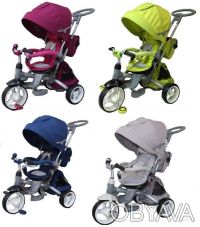 MODI T-500 – 6 в 1 коляска -велосипед детский  трехколесный 
Расцветки: синий, . . фото 2