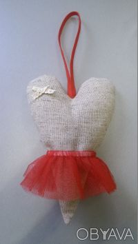 Мини-подушка игрушка eco-heart bow – это прекрасный подарок для любимого и дорог. . фото 4