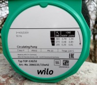 Циркуляционные насосы WILO TOP-S 30/10 предназначены для систем отопления и горя. . фото 4