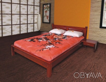 Кровать «Гармония» изготовлена из натуральных материалов, притягивающие взгляд у. . фото 1