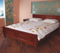 Кровать «Лана» изготовлена из натуральных материалов, притягивающие взгляд уже о. . фото 4