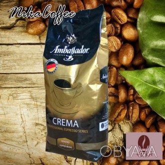 Кофе Ambassador Crema (Амбассадор Крем) имеет отборные зерна лучших кофейных сор. . фото 1