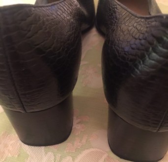 Шикарные классические туфельки от Salvatore Ferragamo, оригинал, натуральная кож. . фото 7