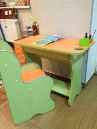 Новый детский стол и стульчик, для еды для игор, для рисования! Изготовлен из вы. . фото 7