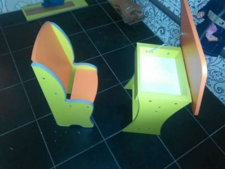 Новый детский стол и стульчик, для еды для игор, для рисования! Изготовлен из вы. . фото 5