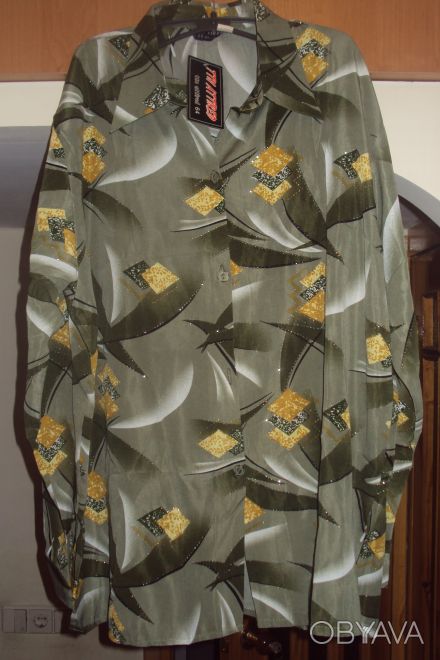 Женская блуза большого размера, новые, размеры 54-58. . фото 1