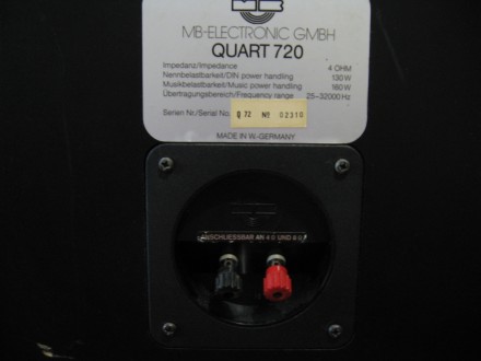 "MB QUART 720"
Шикарная акустика известной немецкой фирмы.
Великолепно звучит . . фото 12