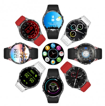 Kingwear KW88 Android 5.1 smart watch
1. ПРОЦЕССОР MTK6580 quad core 1.3 ГГЦ, R. . фото 3